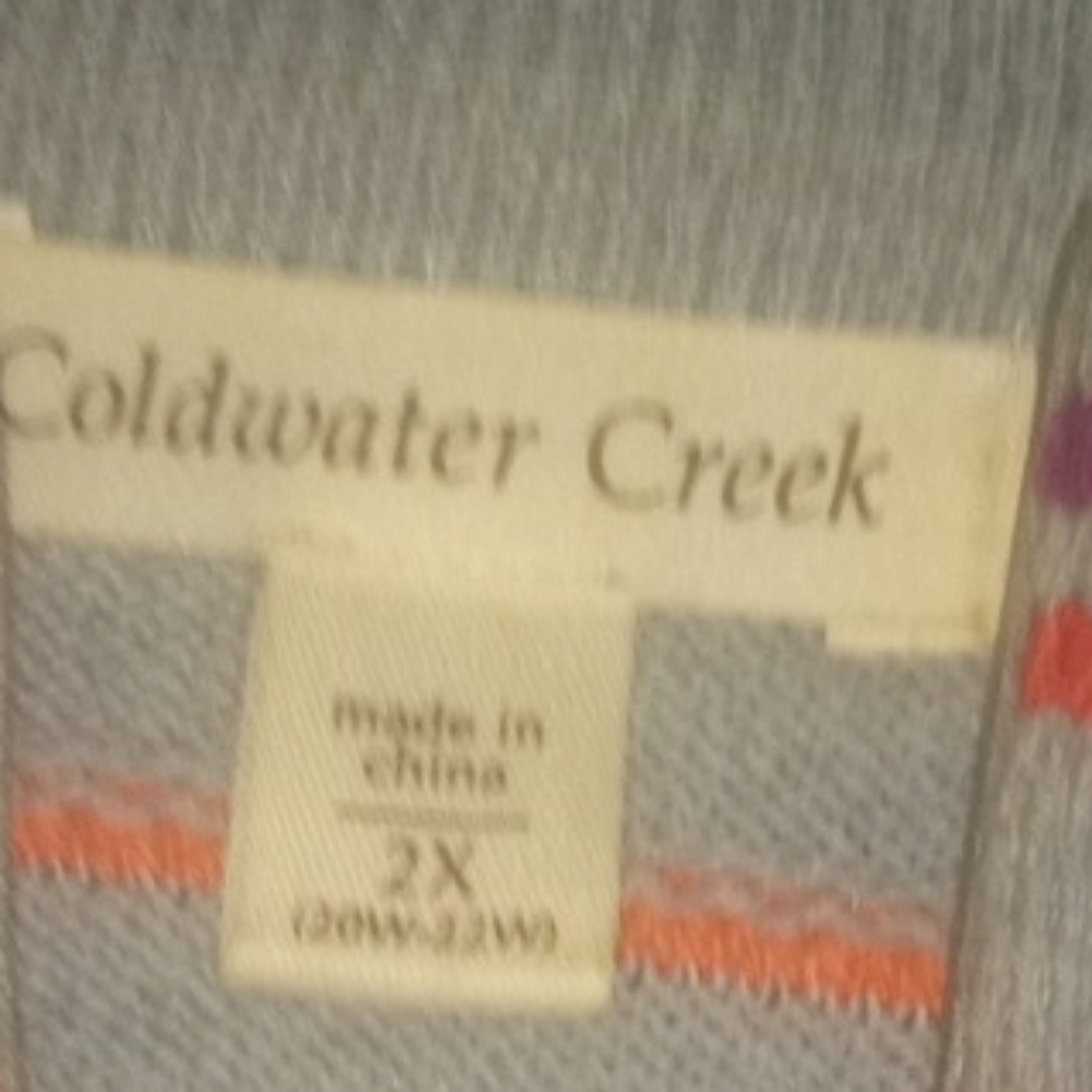 Coldwater Creek Pastel Wave Pattern Jacket - Picture 2 of 6